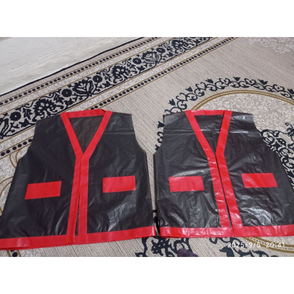 Baju / Rompi Plastik Daur Ulang TK - Dewasa