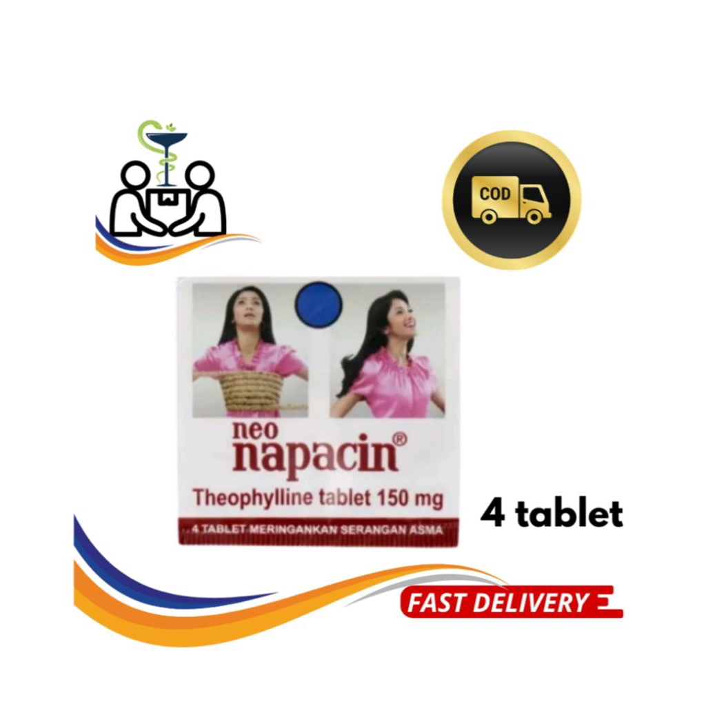 Neo Napacin 4 tablet / obat asma