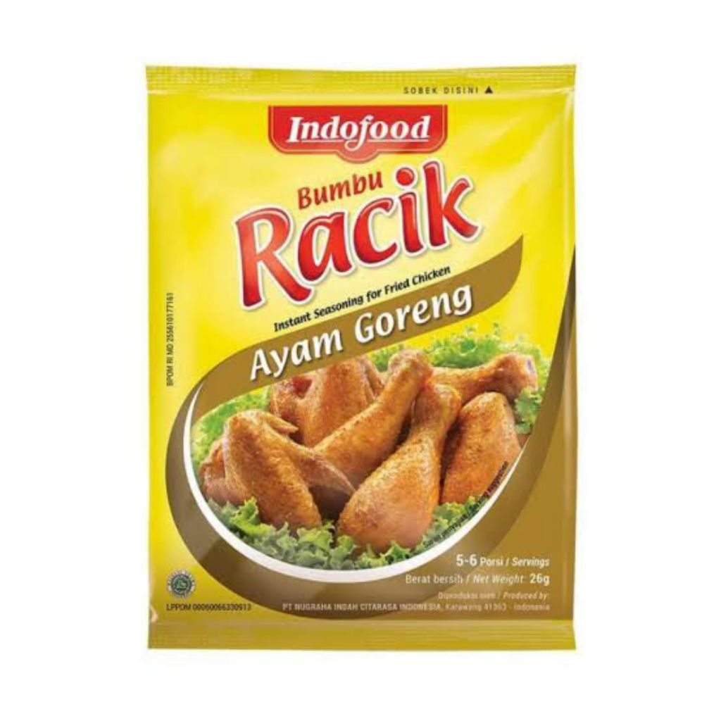 

Indofood Bumbu Racik Ayam Goreng 26 gram