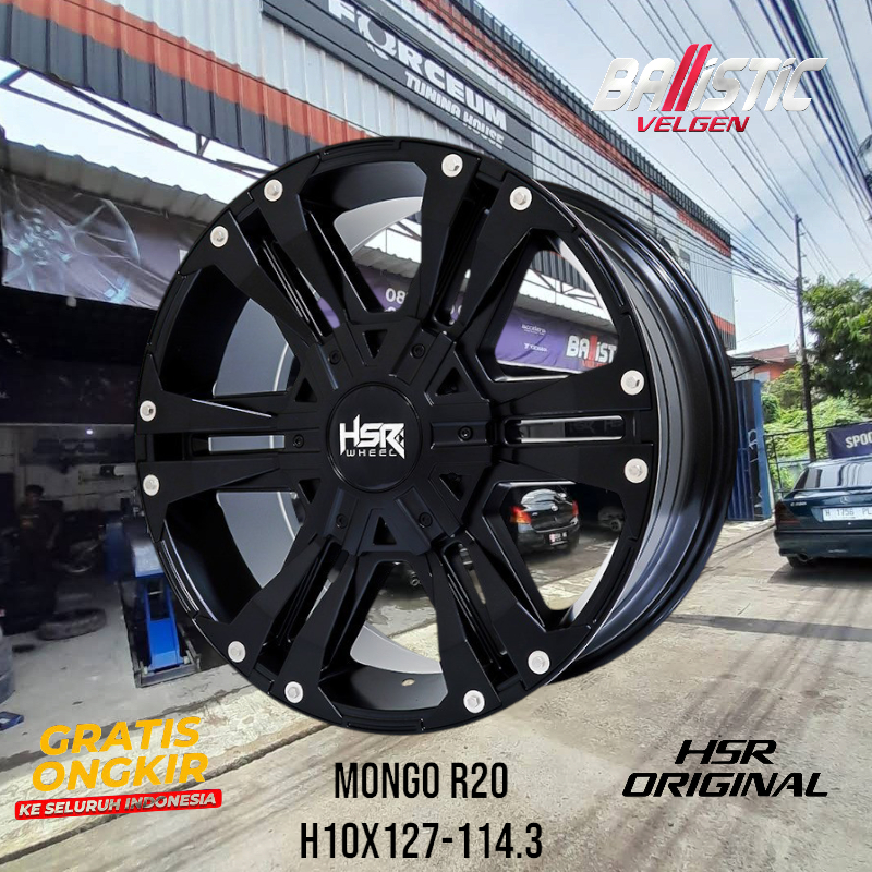 Velg Mobil Offroad Ring 20 Untuk Mobil Dodge Jeep Rubicon Sahara Captiva HSR R20 Type Mongo