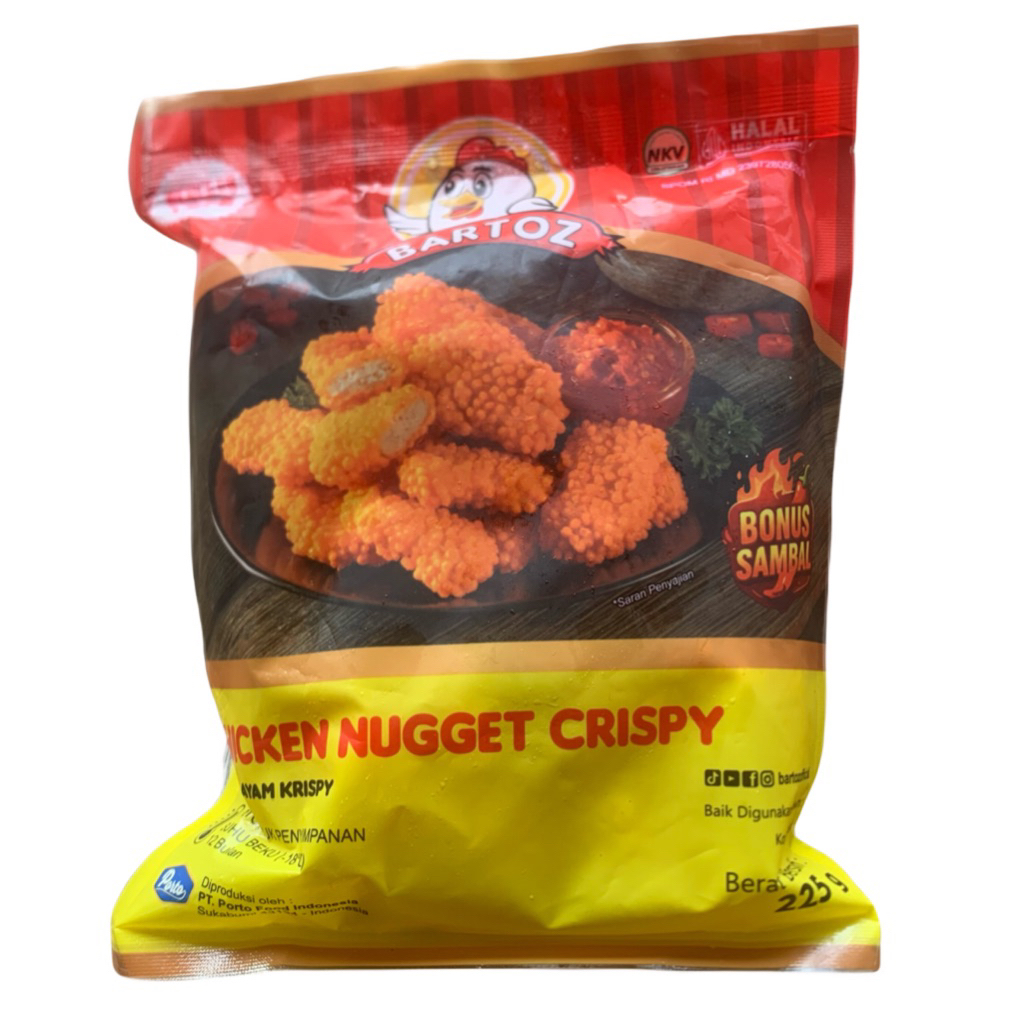 

Bartoz Chicken Nugget Crispy 225Gr