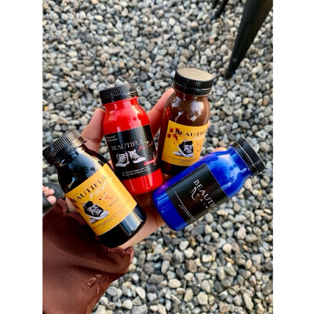 Cat Sepatu Kanvas Permanen Anti Luntur, Cet Repaint Pewarna Topi, Kain Canvas