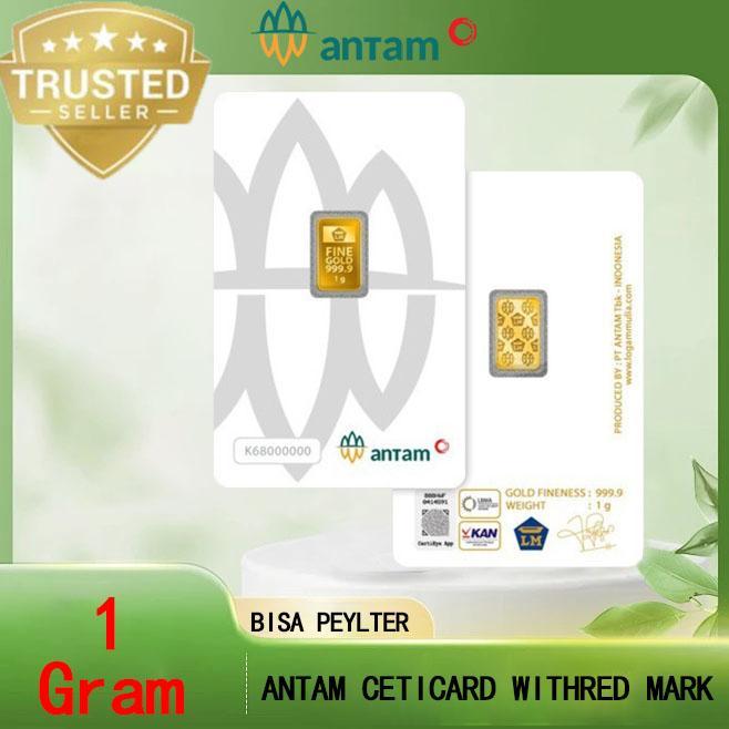 Emas Antam 1 gram Emas murni kualitas unggul 1 gram 24 karat Antam Logam Mulia Emaskita Anugerah Sej