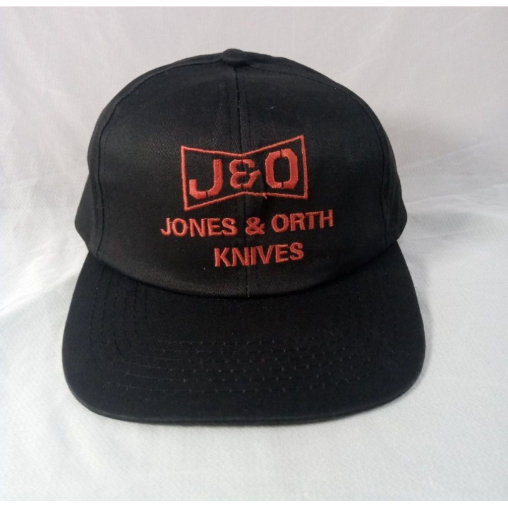 Topi Snapback Jones & Orth Knives Portland Oregon Black