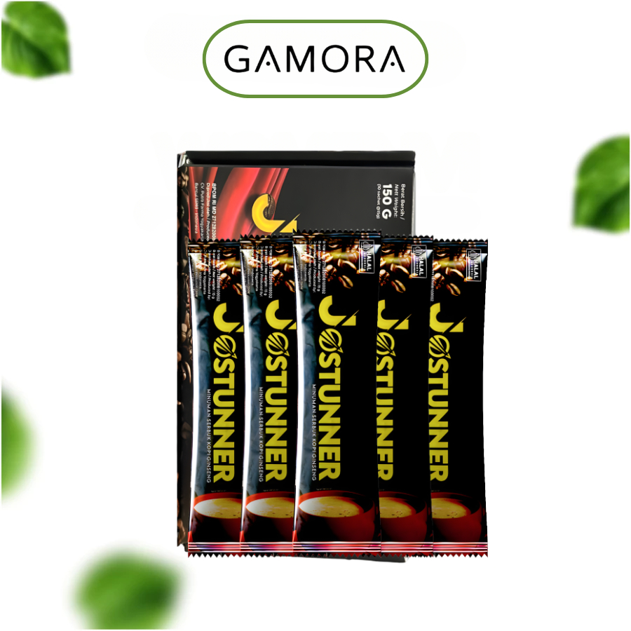 Jostunner - Minuman Serbuk Kopi penambah stamina pria tahan lama dengan Gula Aren dan extra gingseng