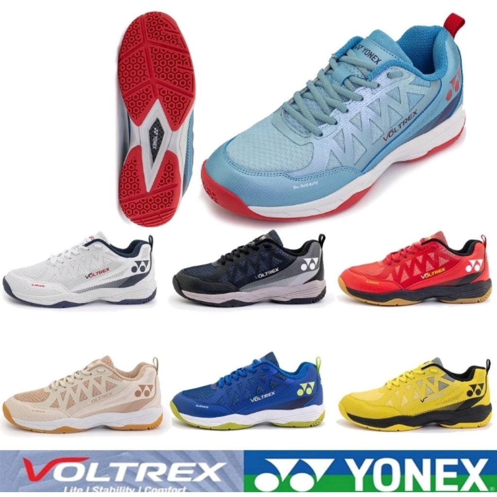 Sepatu Badminton Yonex Voltrex Series Terbaru Original Sepatu Bulu Tangkis Pria Wanita Yonex Voltrex