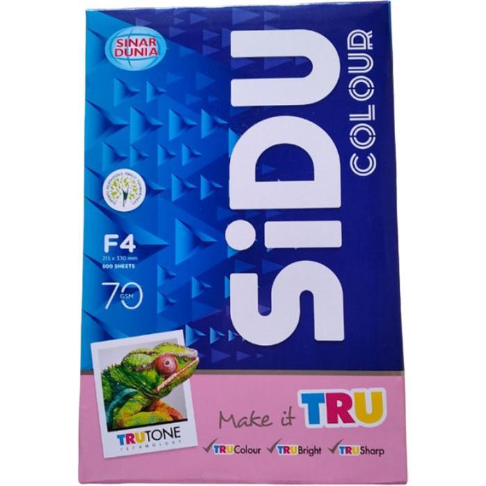 

Kertas HVS SiDU Pink F4 70 GSM 500 Lembar