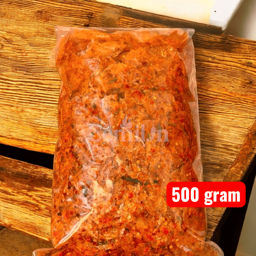 

Cemill.in - Keripik Kaca 500gr Pedas Daun Jeruk / Original Viral