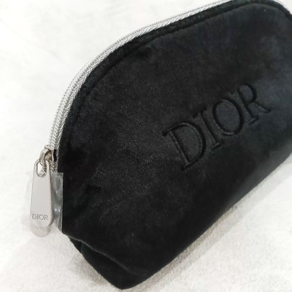 Original VIP Gift Dior Pouch Black Velvet