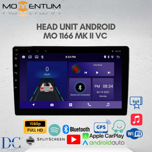 Headunit Android Mobil - Headunit MO 1166 MKII/MK2 VC Momentum 10 Inch - Ram 2GB / Rom 32GB - Headun