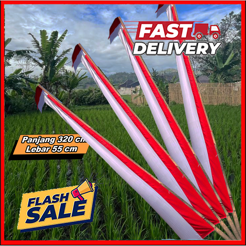 Umbul umbul layur merah putih