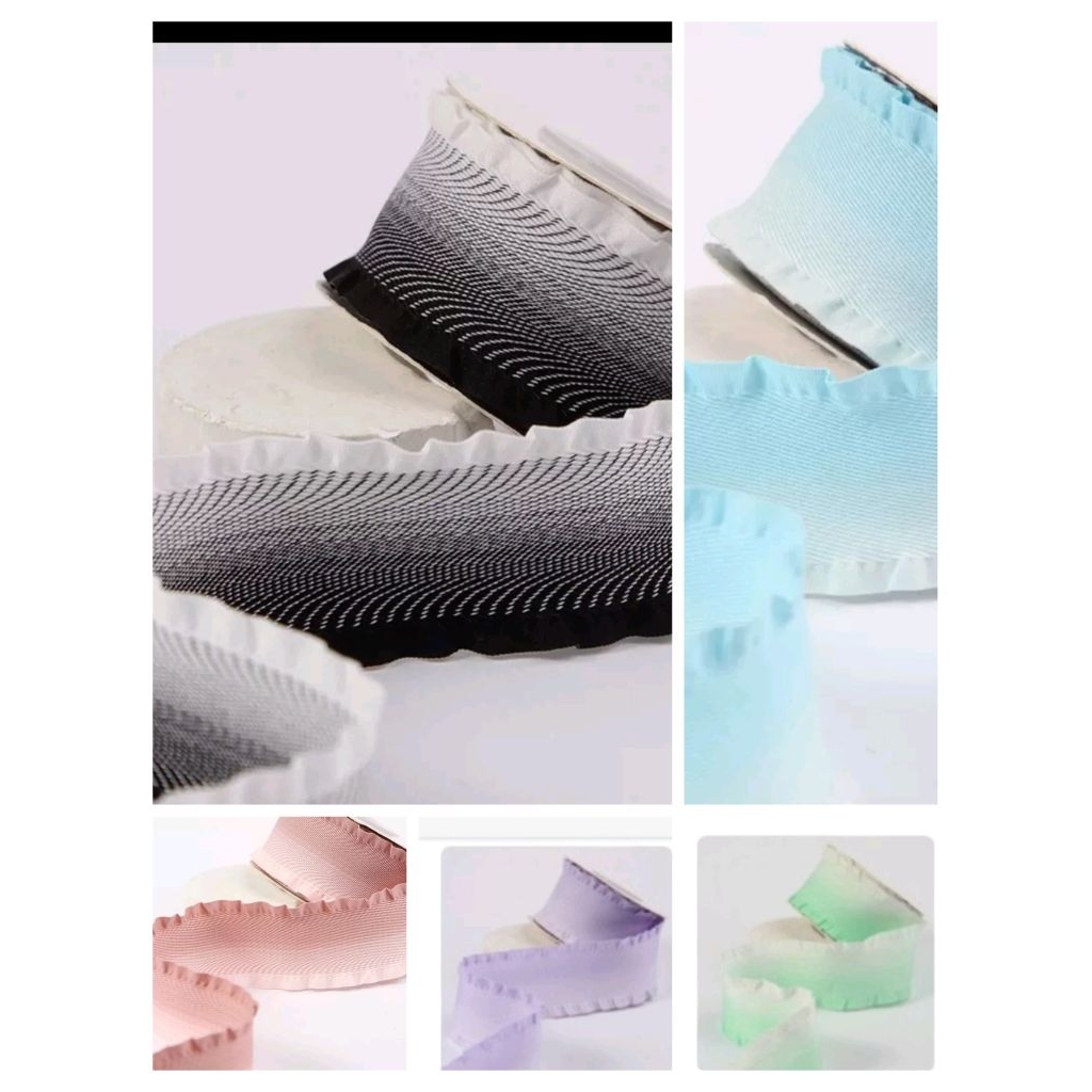 

pita korea motif dua warna peryard