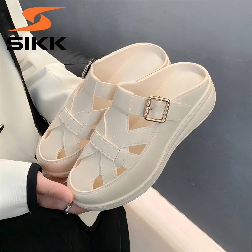 SIKUKOBE |Sandal Jelly Wanita Mode Sandal Karet Wanita Sandal Wanita Terbaru 2025 Korea Sendal Selop
