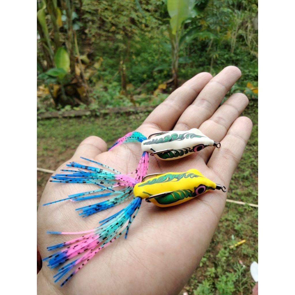 Soft frog Ngesot skrit 4 cm-kodok kodokan -umpan casting