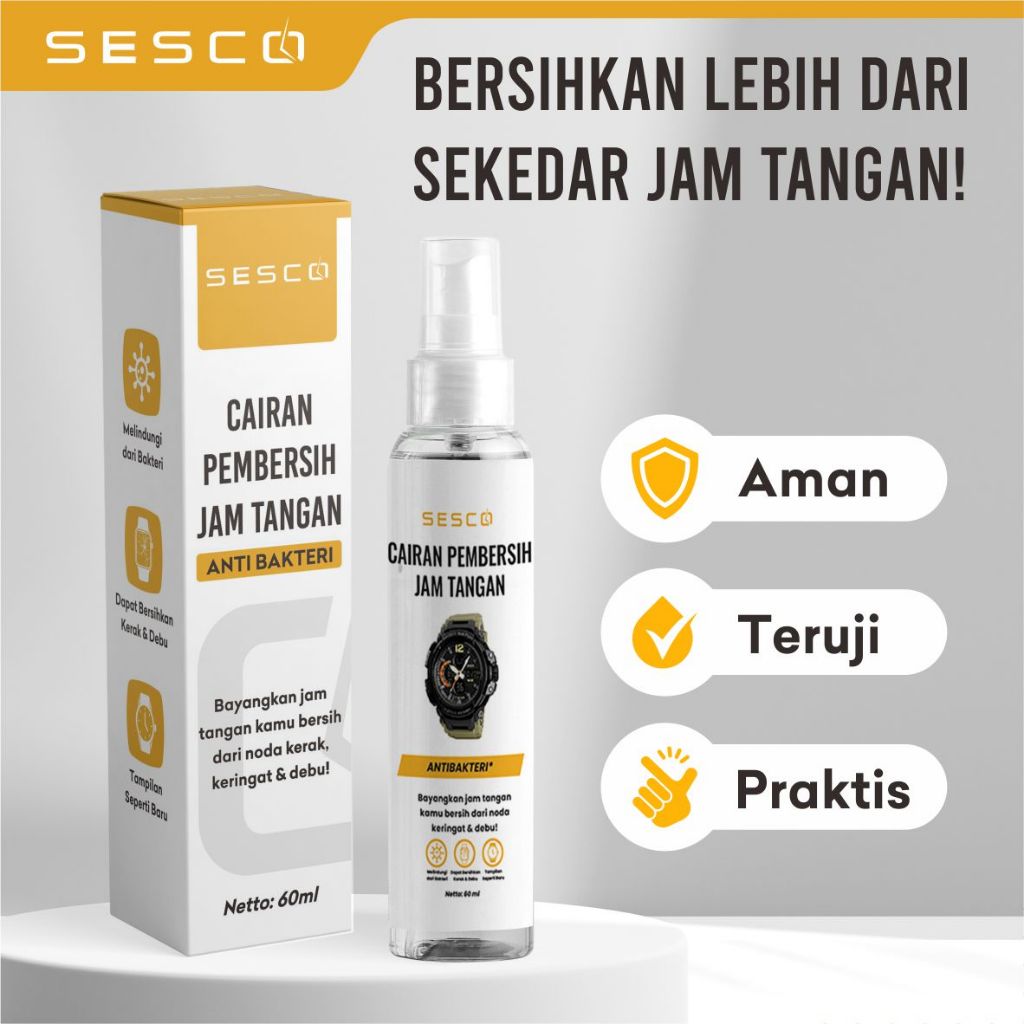 Sesco Watch Cleaner – Cairan Pembersih Jam Tangan Profesional