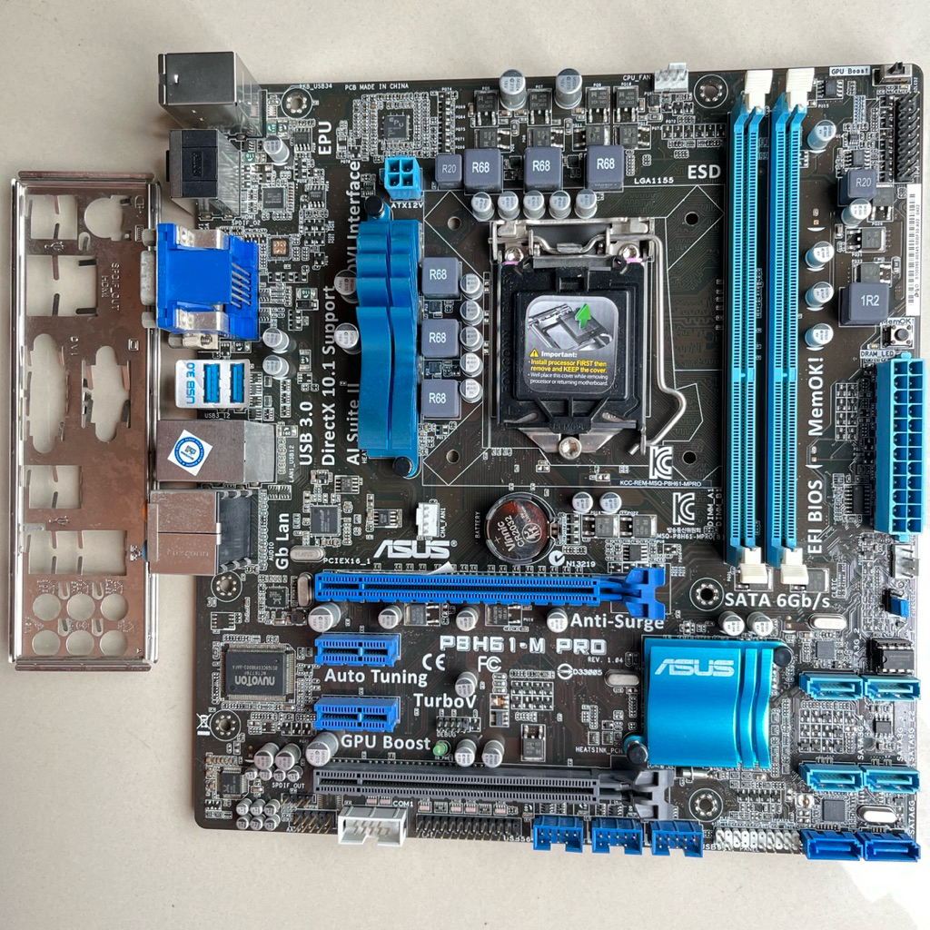 MAINBOARD ASUS P8H61-M PRO LGA 1155 GEN2 MICRO ATX