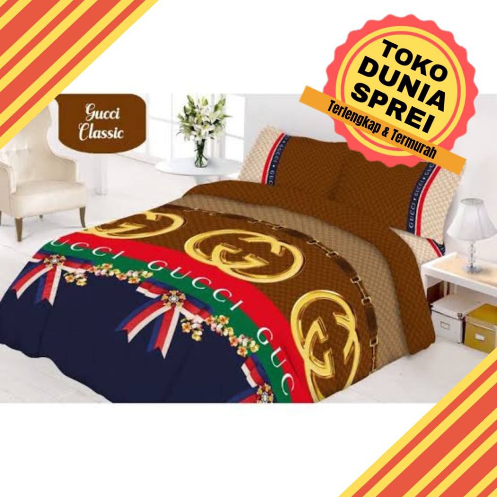 Sprei Vito 180x200 Motif Gucci clasic