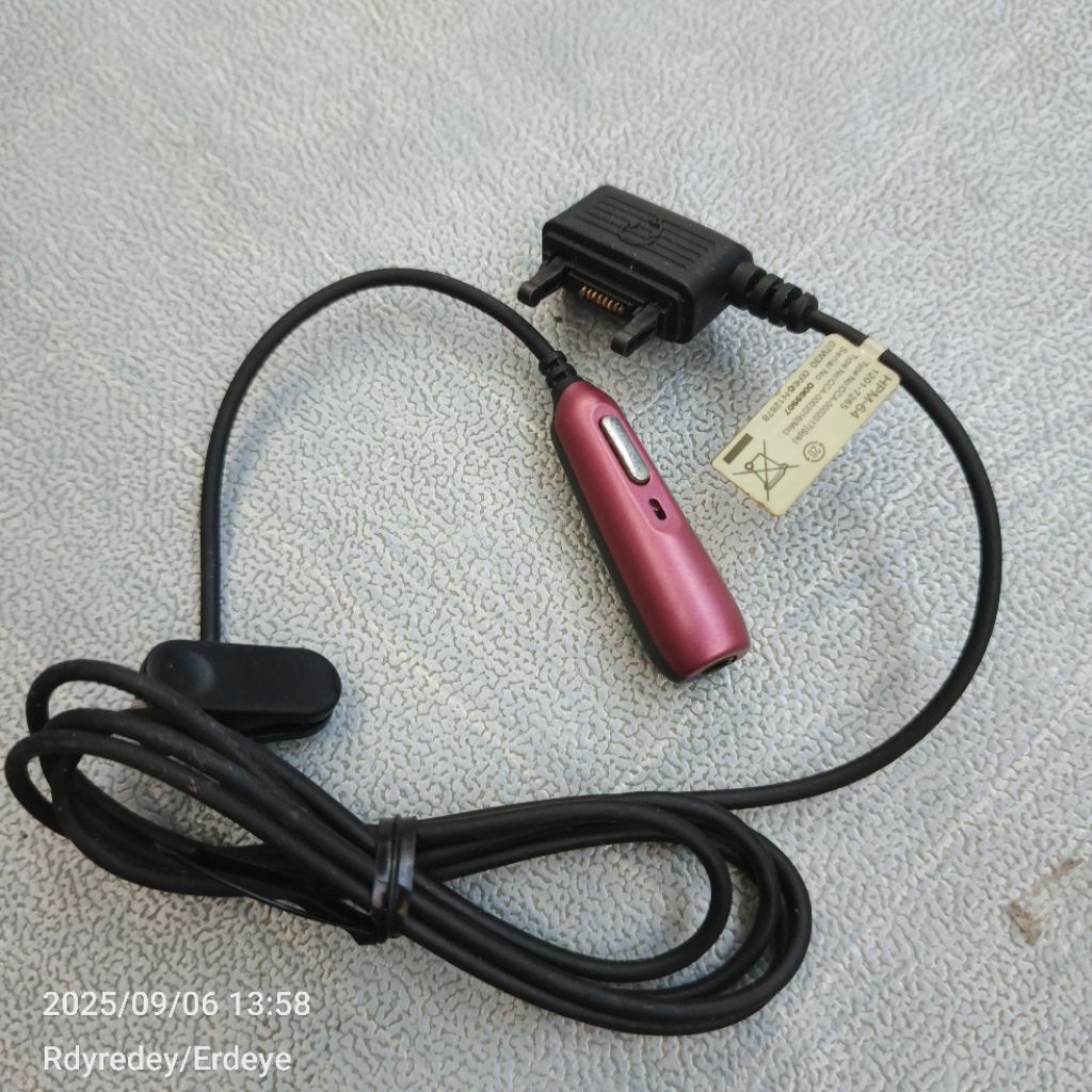 Sambungan Earphone Sony Ericsson