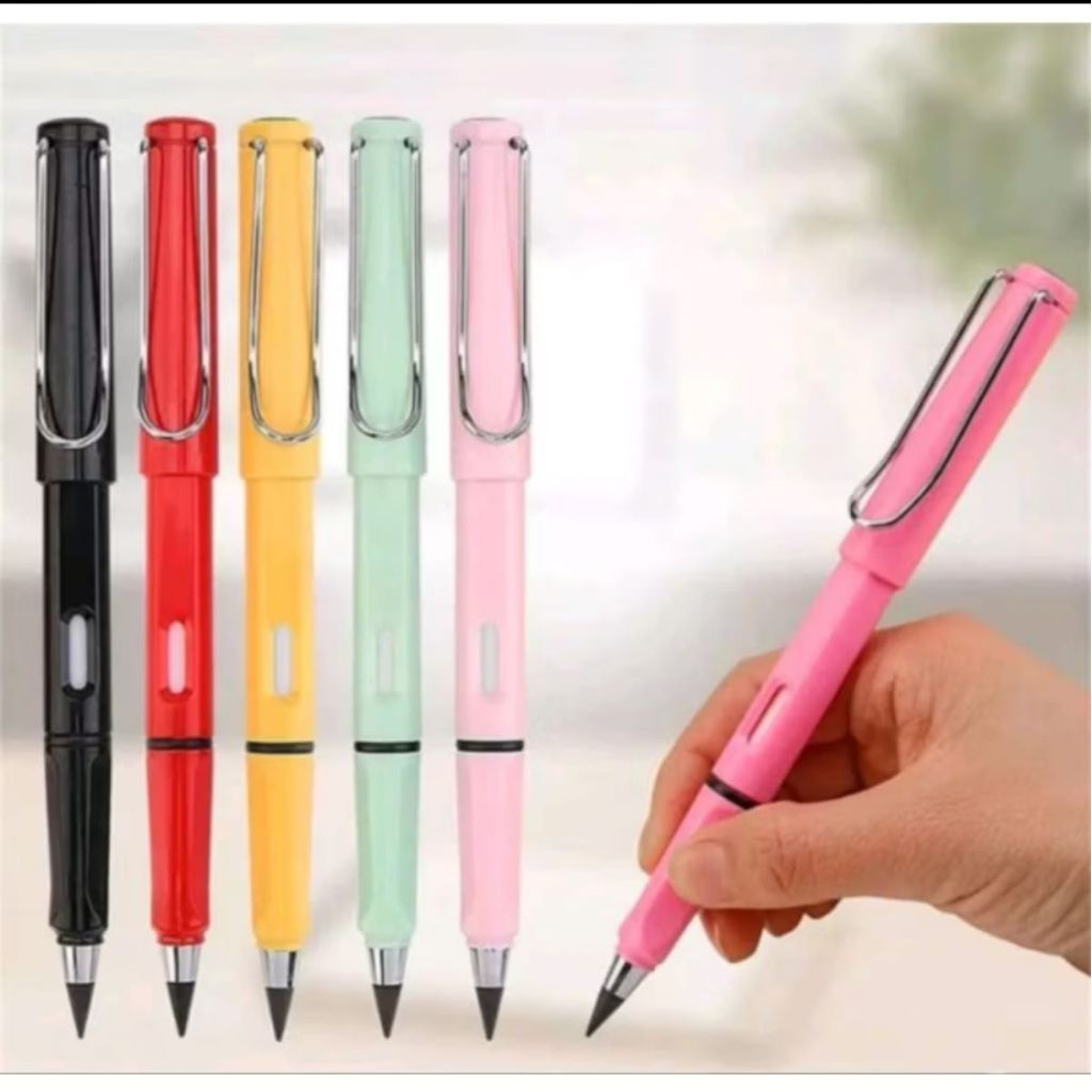 

(A327) pensil tanpa batas + penghapus / pensil abadi tanpa diraut / pencil magic + eraser