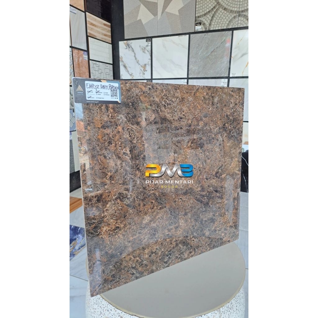 geranit lantai glespolis 60x60 emrys drak brown