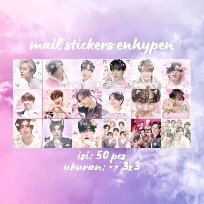Mail Stickers | Stiker Fan Mail Korea Sellkor Enhypen 50 pcs