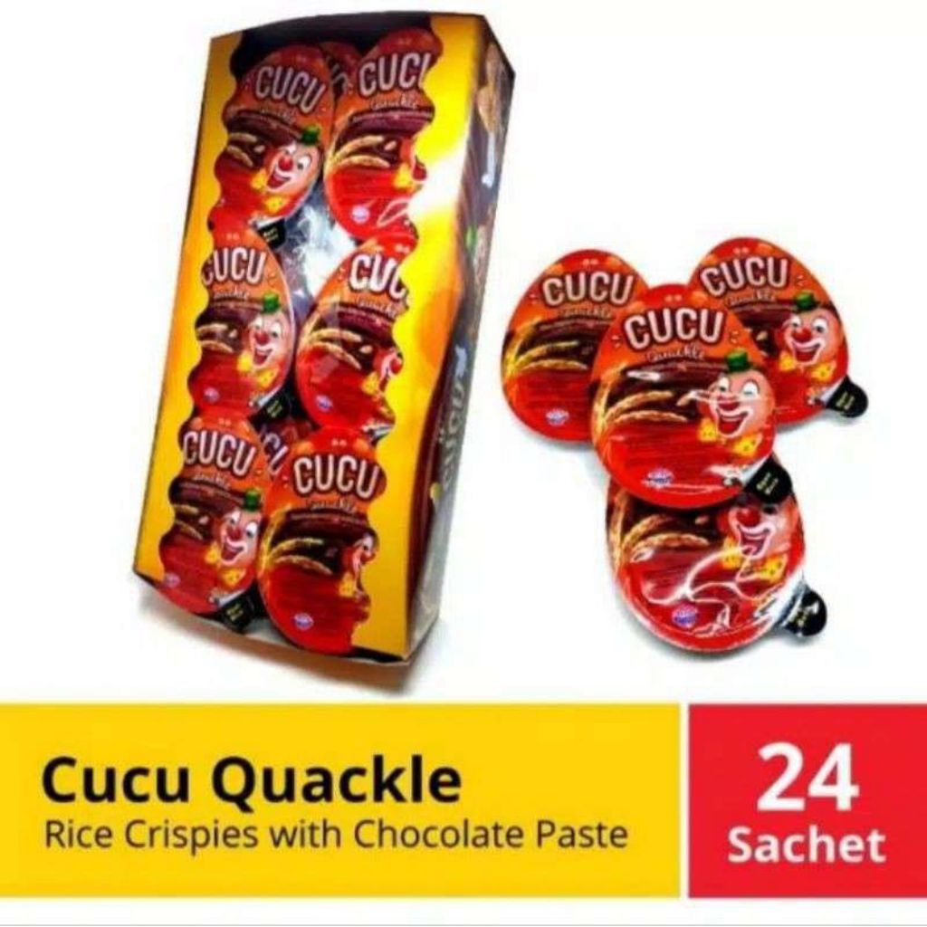 

Cucu Quackle Coklat 1box isi 24pcs