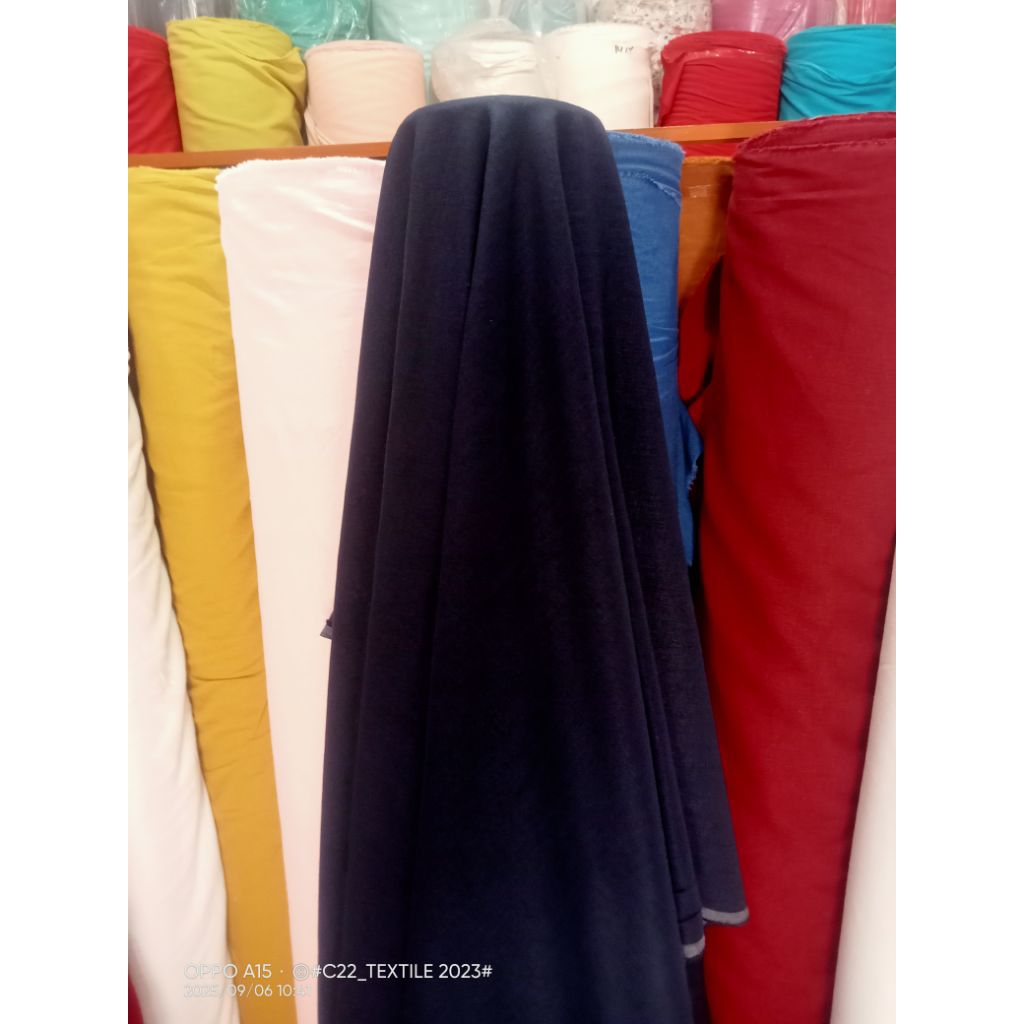 kain katun linen barbis polosan kain linen katun linen barbis premium