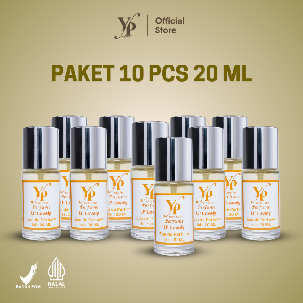 Parfum YP Bundling 10pcs BPOM Tahan Lama Semua aroma 20ML