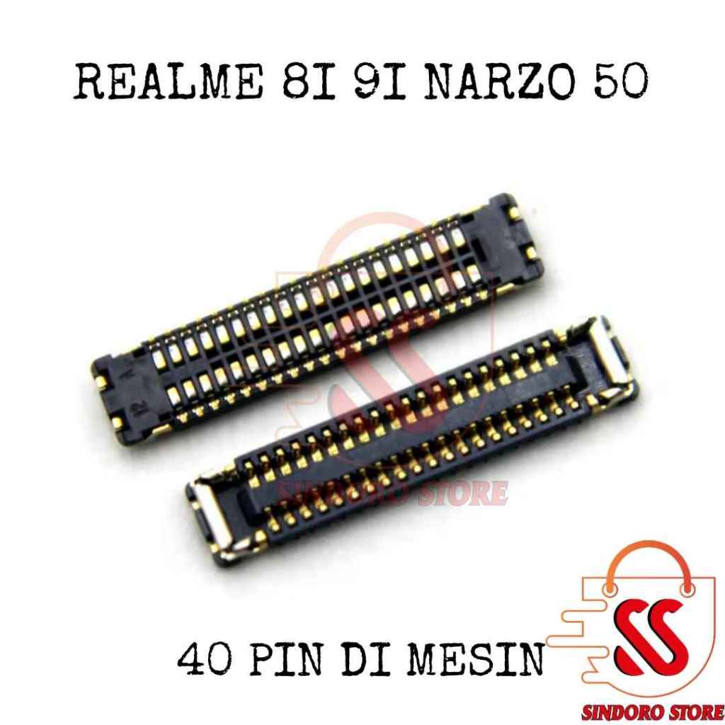 Konektor Lcd Realme 8i 9i Narzo 50 Fpc 40 Pin Di Mesin