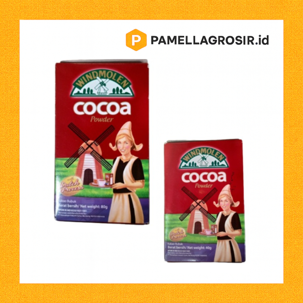 

BUBUK COKLAT WINDMOLEN COCOA POWDER 40 GR & 80 GR