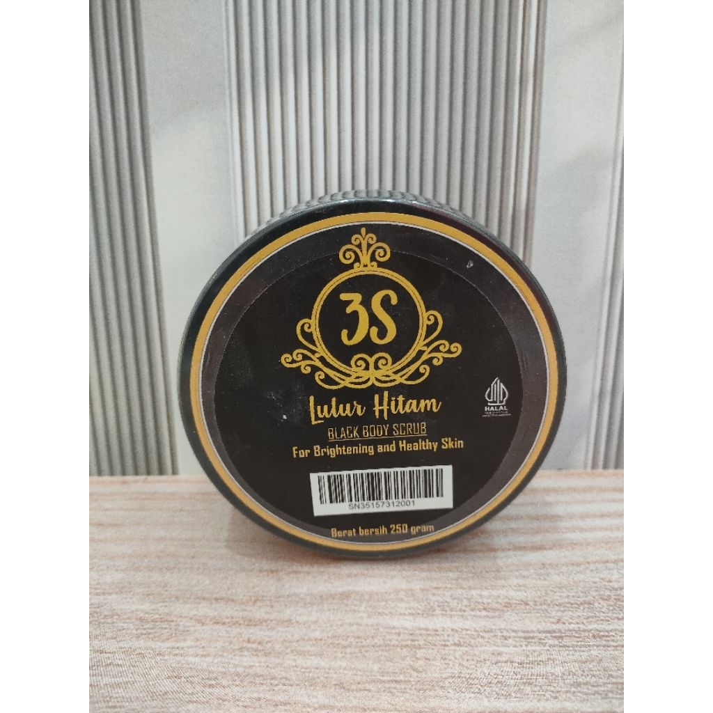 LULUR HITAM 3S BLACK BODY SCRUB