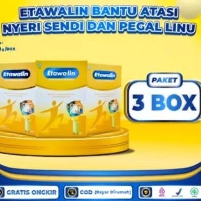 

PAKET 3 BOX ETAWALIN SUSU KHUSUS UNTUK KESEHATAN TULANG DAN SENDI