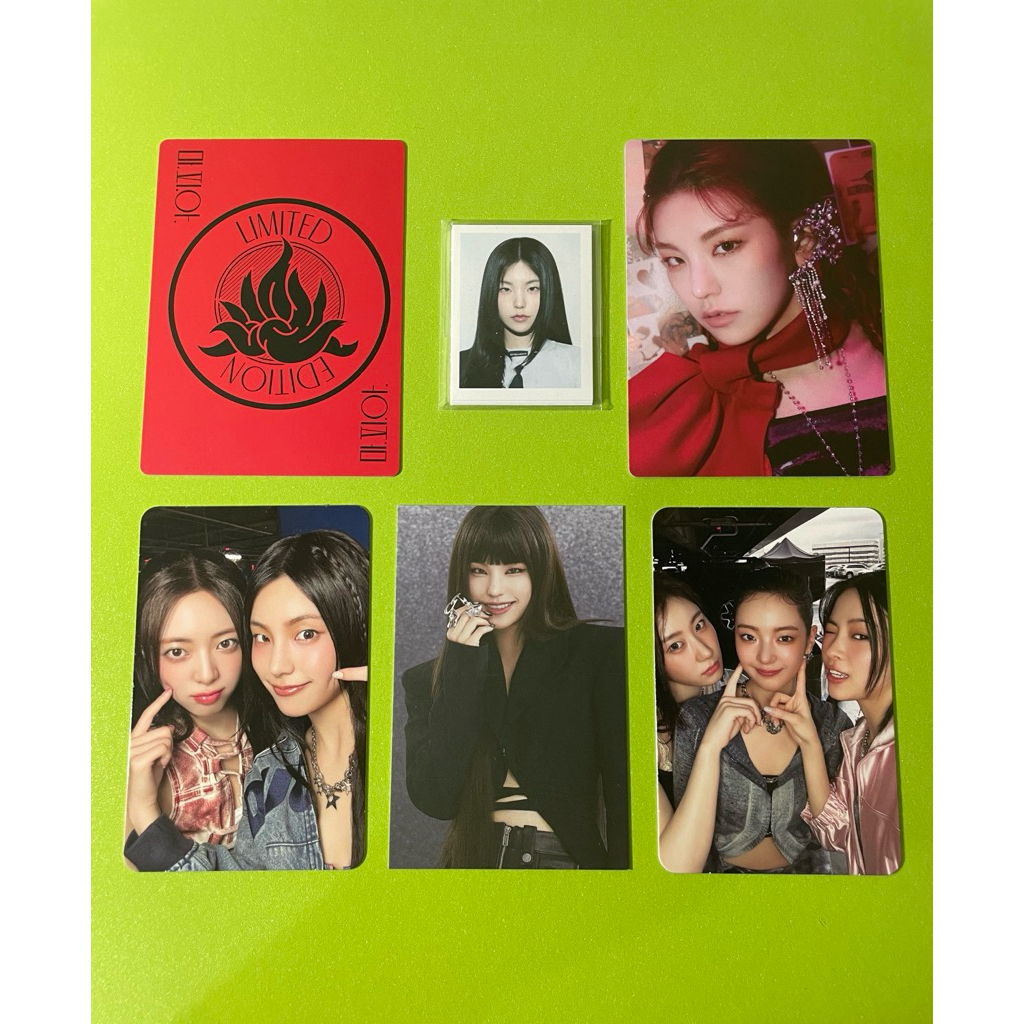 official photocard pc yeji lia chaeryeong ryujin yuna itzy id card (2)