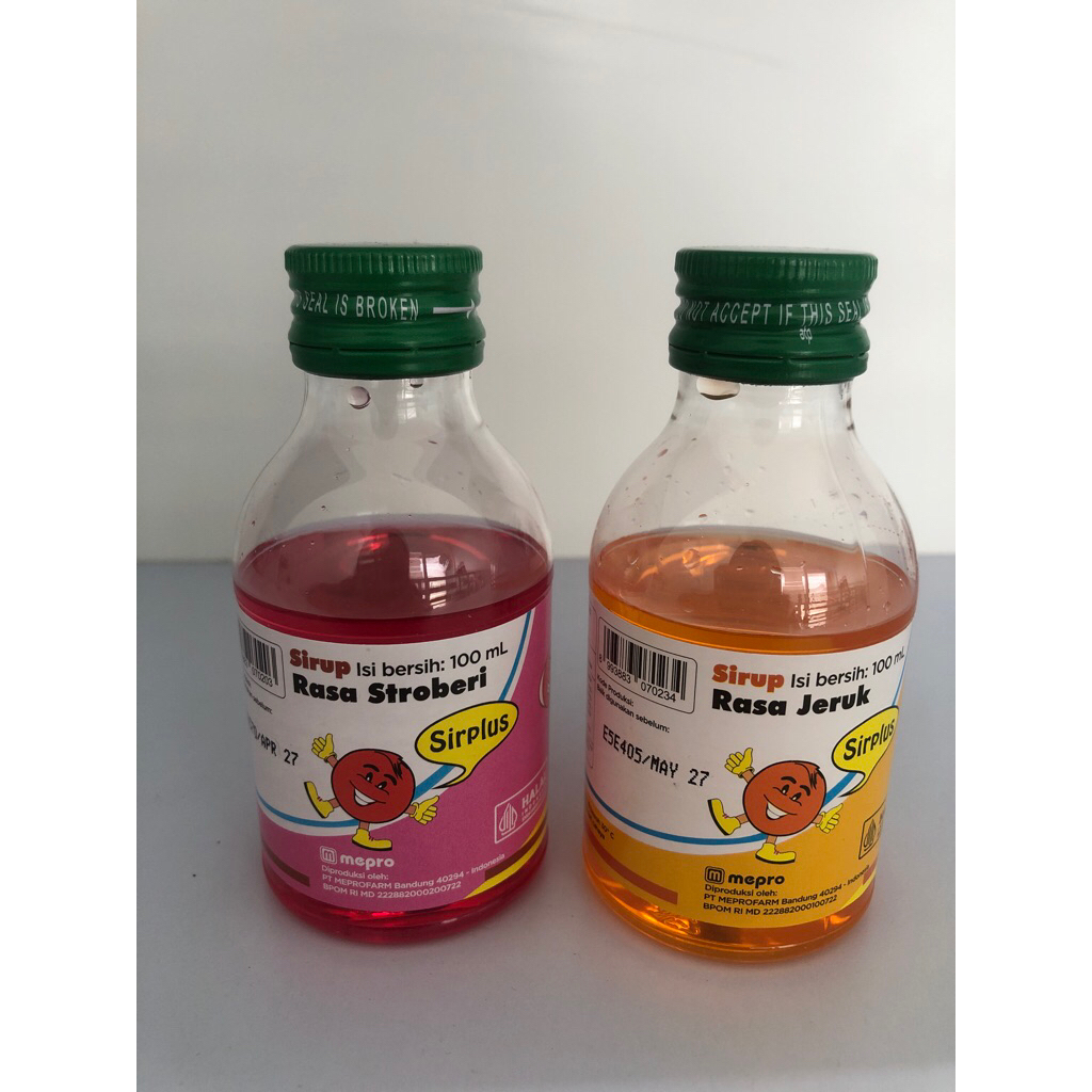 

Sirplus 100ml / Rasa jeruk / Rasa Stoberi / Campuran Pemanis Untuk Puyer