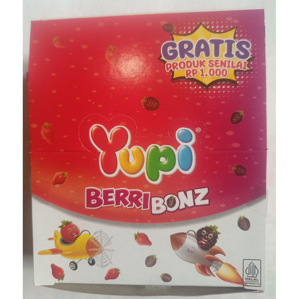 Yupi Berry Bonz Isi 24pcs