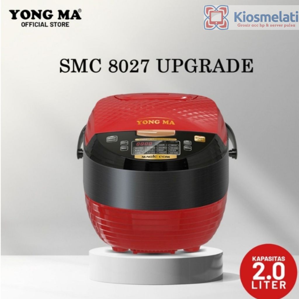 YONGMA magic com 2 Liter digital 14in1 SMC 8027 - rice cooker SMC8027 original
