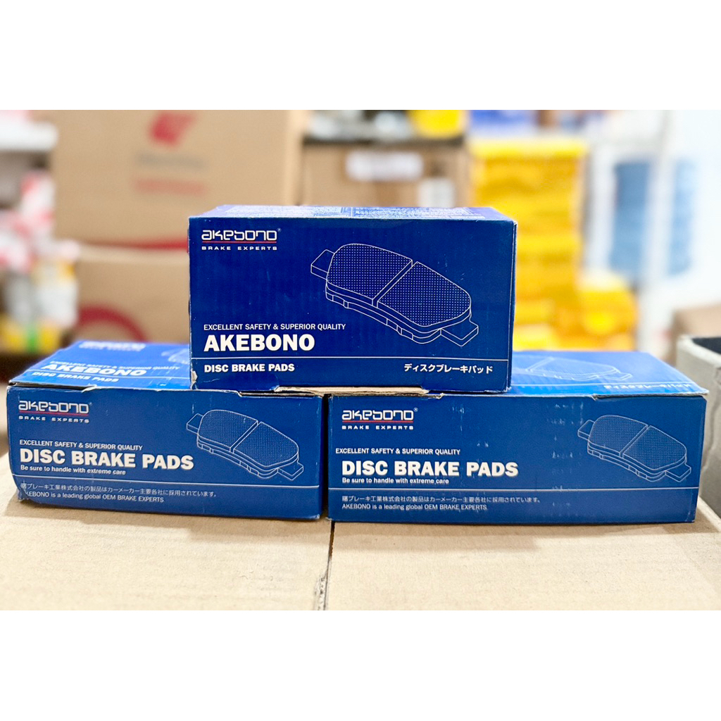 kampas rem depan akebono mobil Honda brio jazz dan city