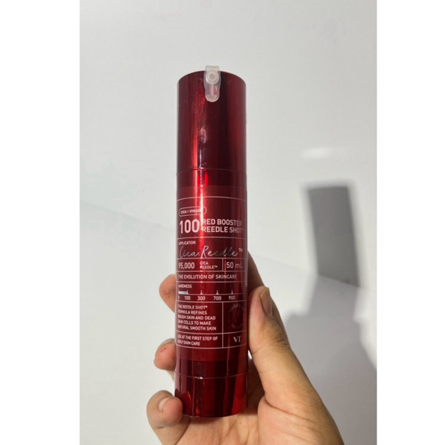 VT cosmetics 100 red booster reedle shoot