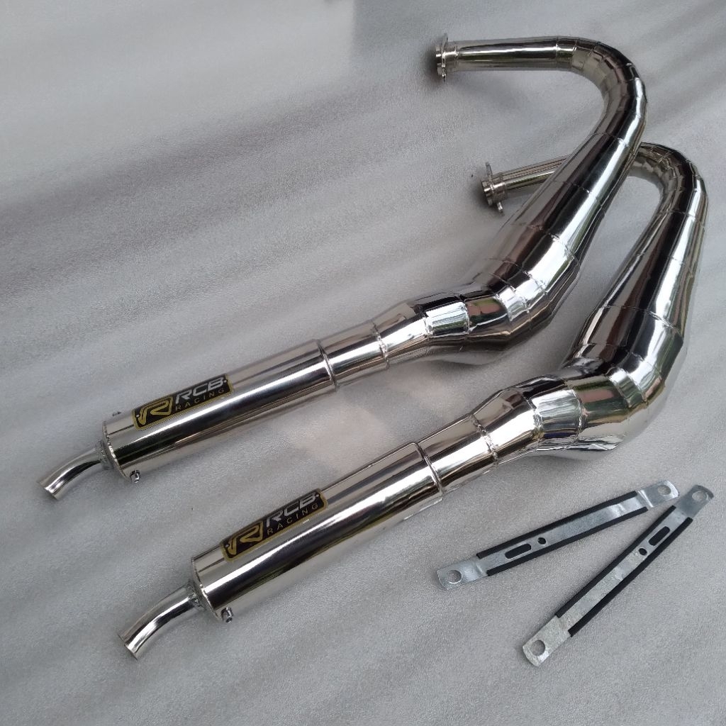 Knalpot Racing Rx King Kolong Kobra Chrome rcb