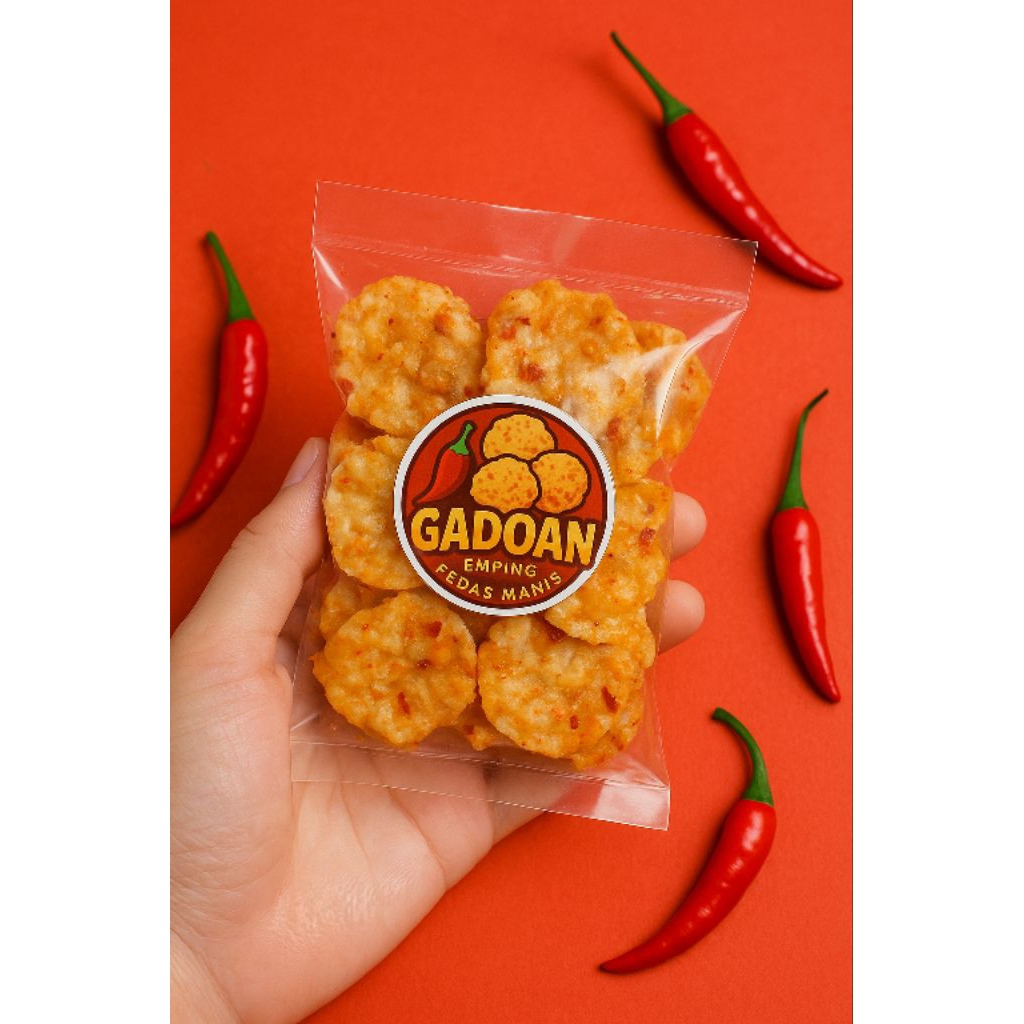 

GADOAN snack cemilan emping pedas manis renyah