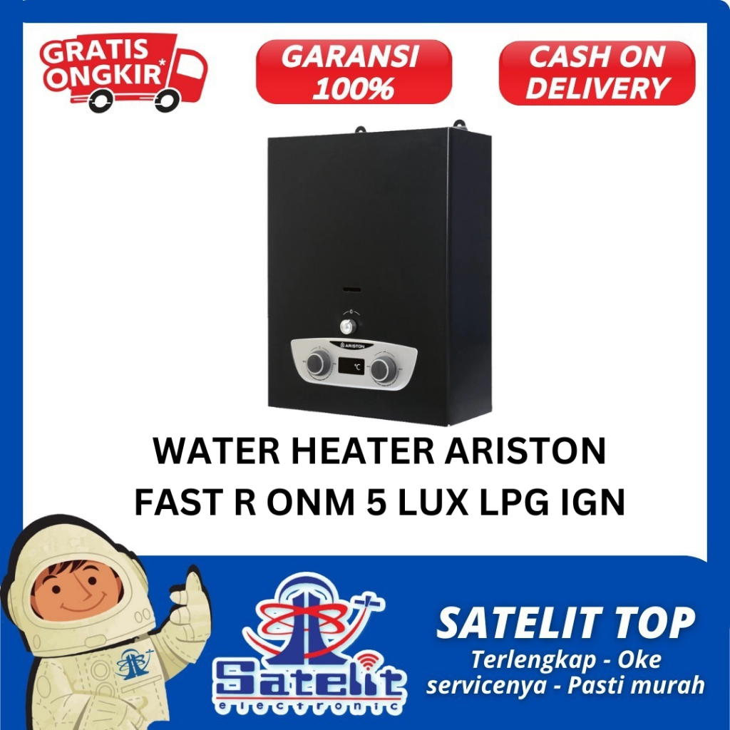 WATER HEATER ARISTON FAST R ONM 5 LUX LPG IGN