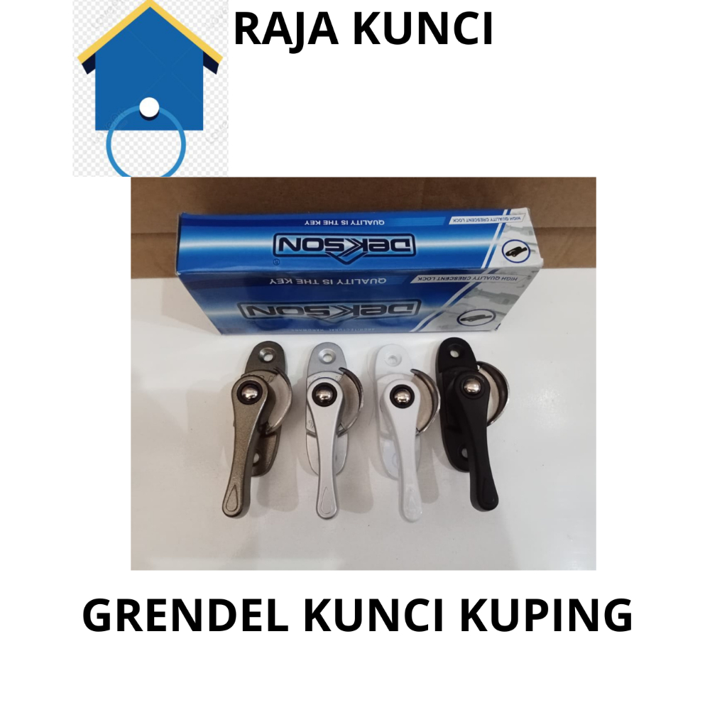 Grendel kunci kuping pintu geser almunium dekson