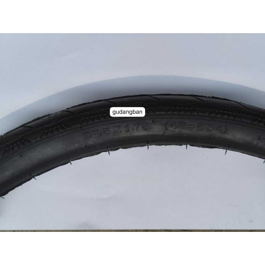 BAN LUAR  Sepeda 27.5 x 1.75 HITAM MTB City bike Swallow Deli tire delium 275 x 175 Gravel aspal