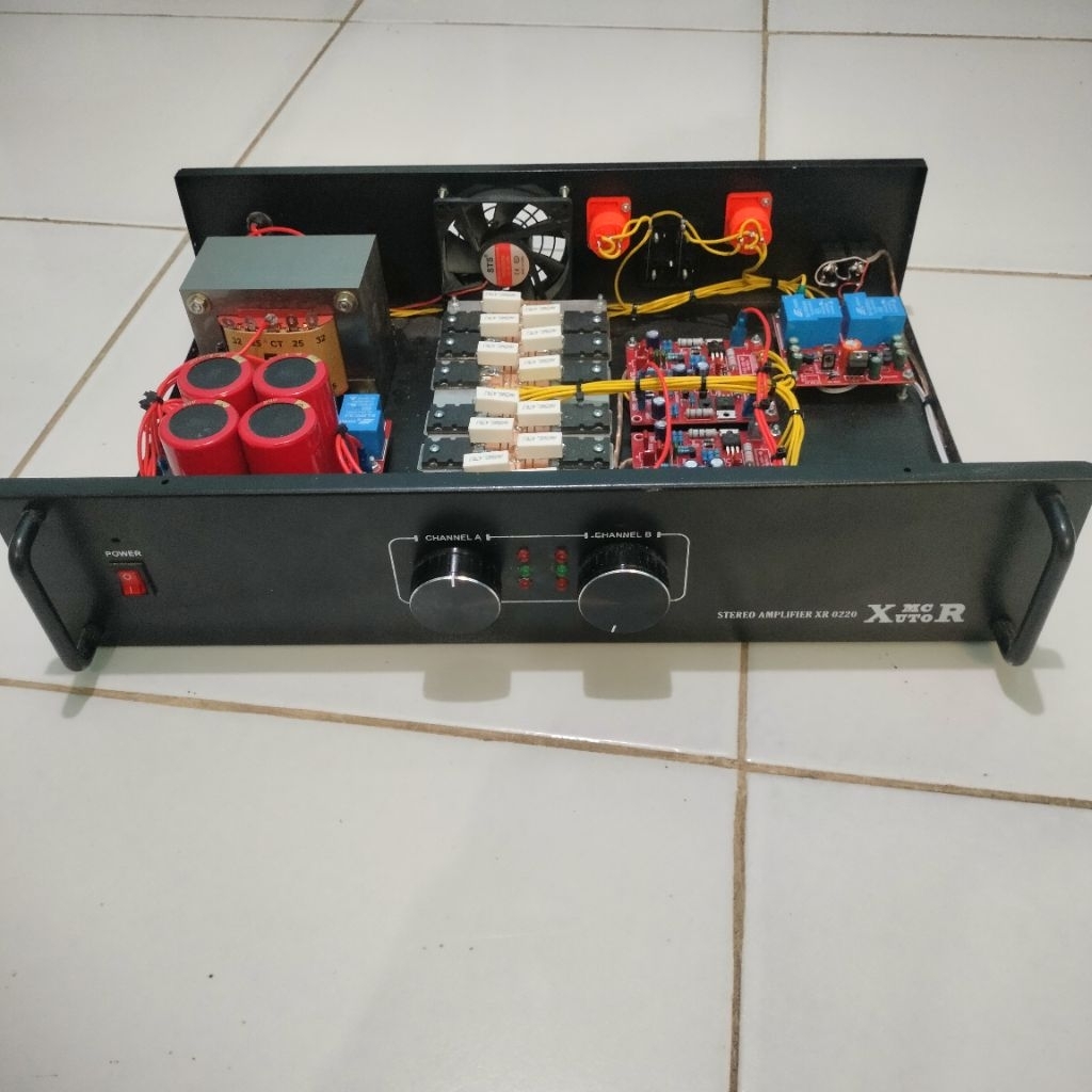 Power amplifier 5 amper Besar Ct45 murni
