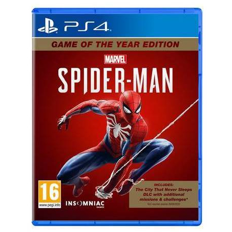 PS4 Marvels SpiderMan Game Of The Year Edition GOTY