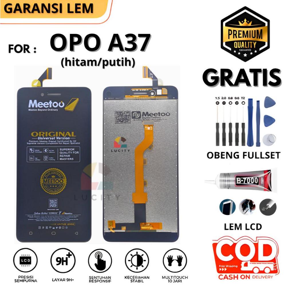 Lcd Touchscreen OPPO A37 (PUTIH) > Fullset OriginaL Layar HP 100% Bisa COD Bayar ditempat