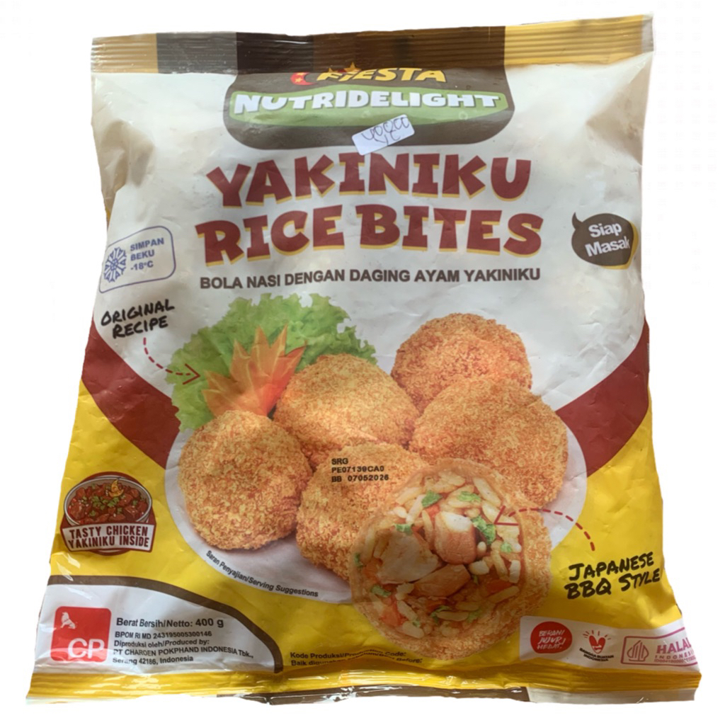 

Fiesta Yakiniku Rice Bites 400Gr