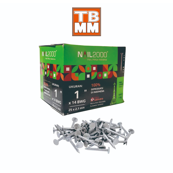 PAKU GRC NAIL 2000 / PAKU GYPSUM / PAKU GIPSUM / PAKU TRIPLEK CURAH 1 ONS