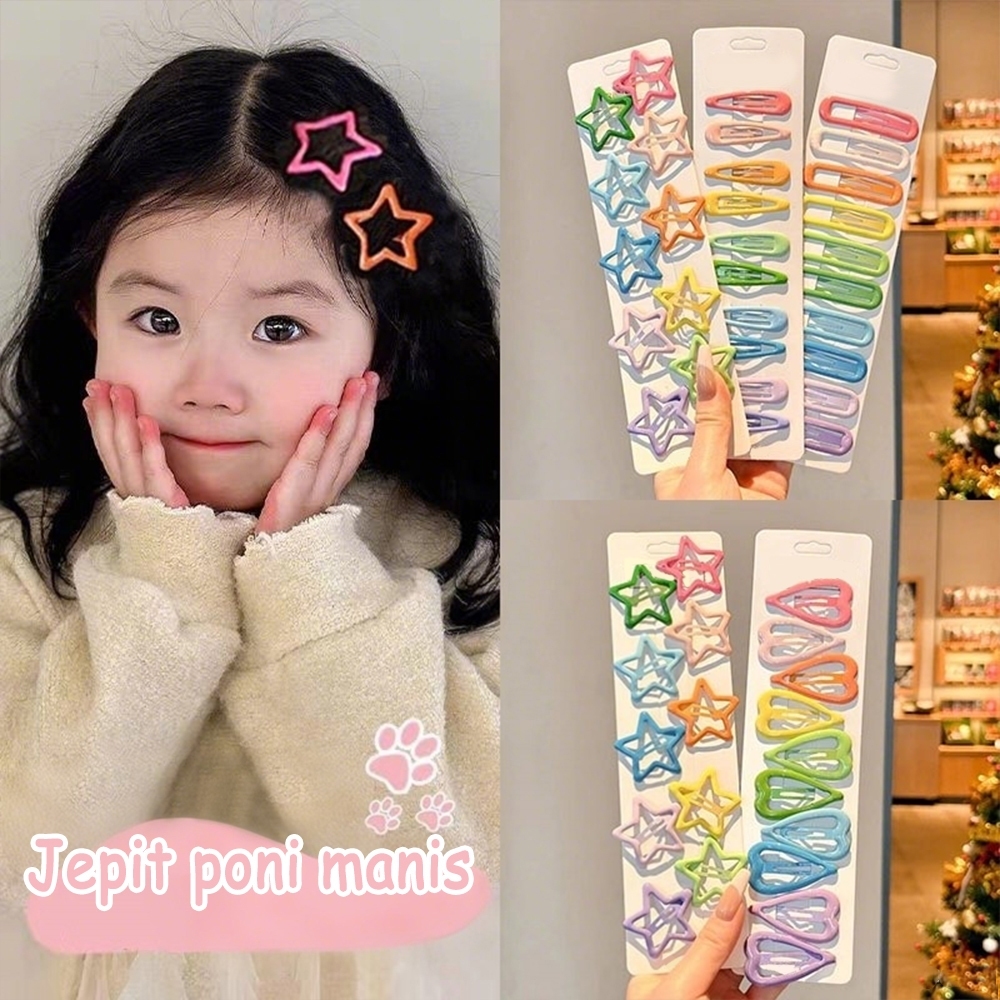 ROVEDCITY  10pcs Jepit Rambut Korea  Jepit Rambut Anak-anak Aksesori Rambut Wanita