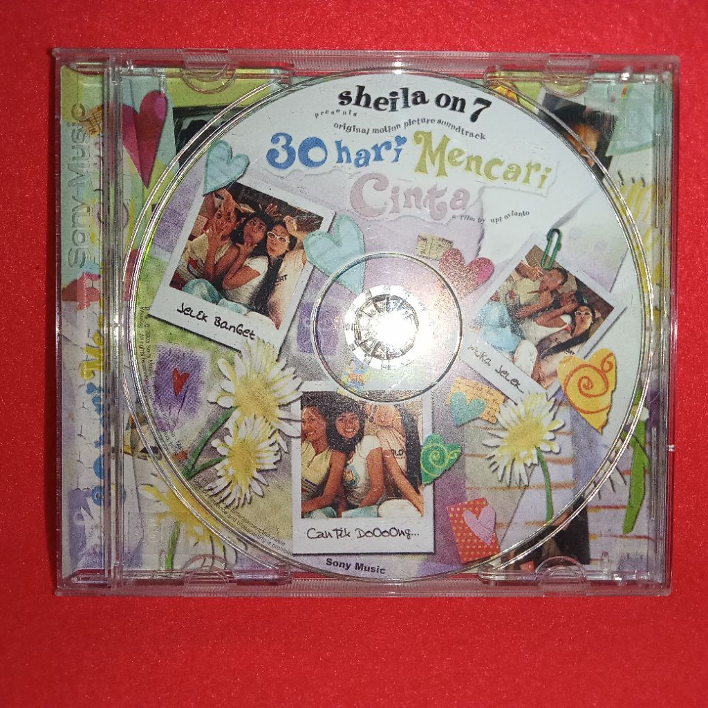 CD Sheila On 7 - 30 Hari Mencari Cinta Soundtrack (MISSING FRONT COVER)